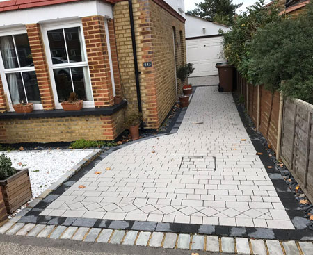 block paving drive job